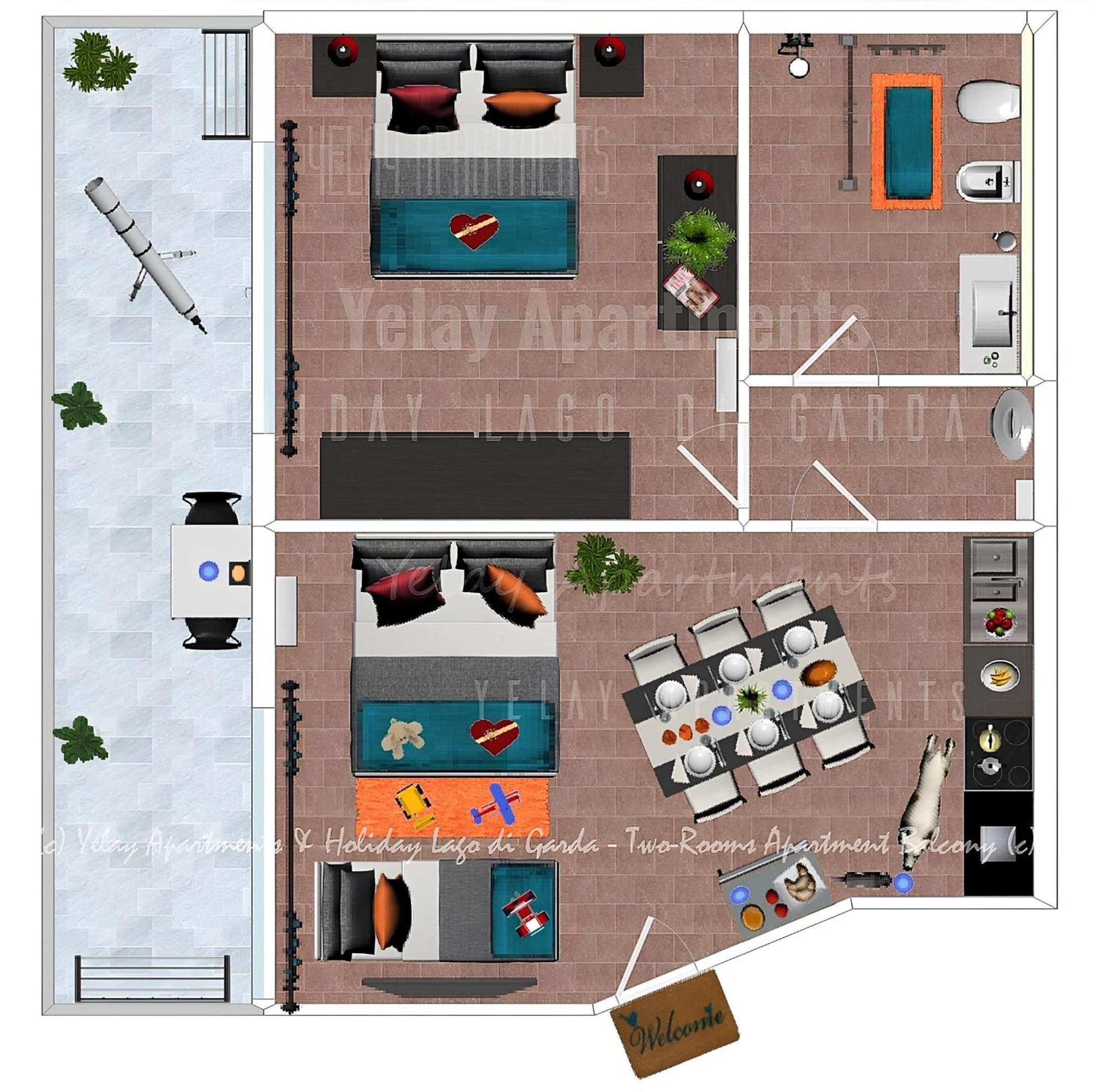Yelay Apartments & Holiday Lago Di Garda Raffa Dış mekan fotoğraf